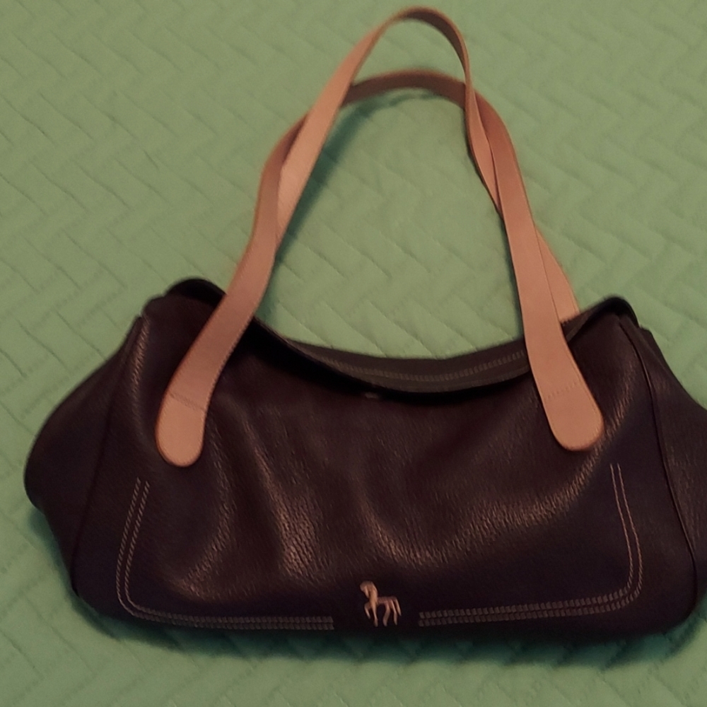 Petusco brown leather handbag